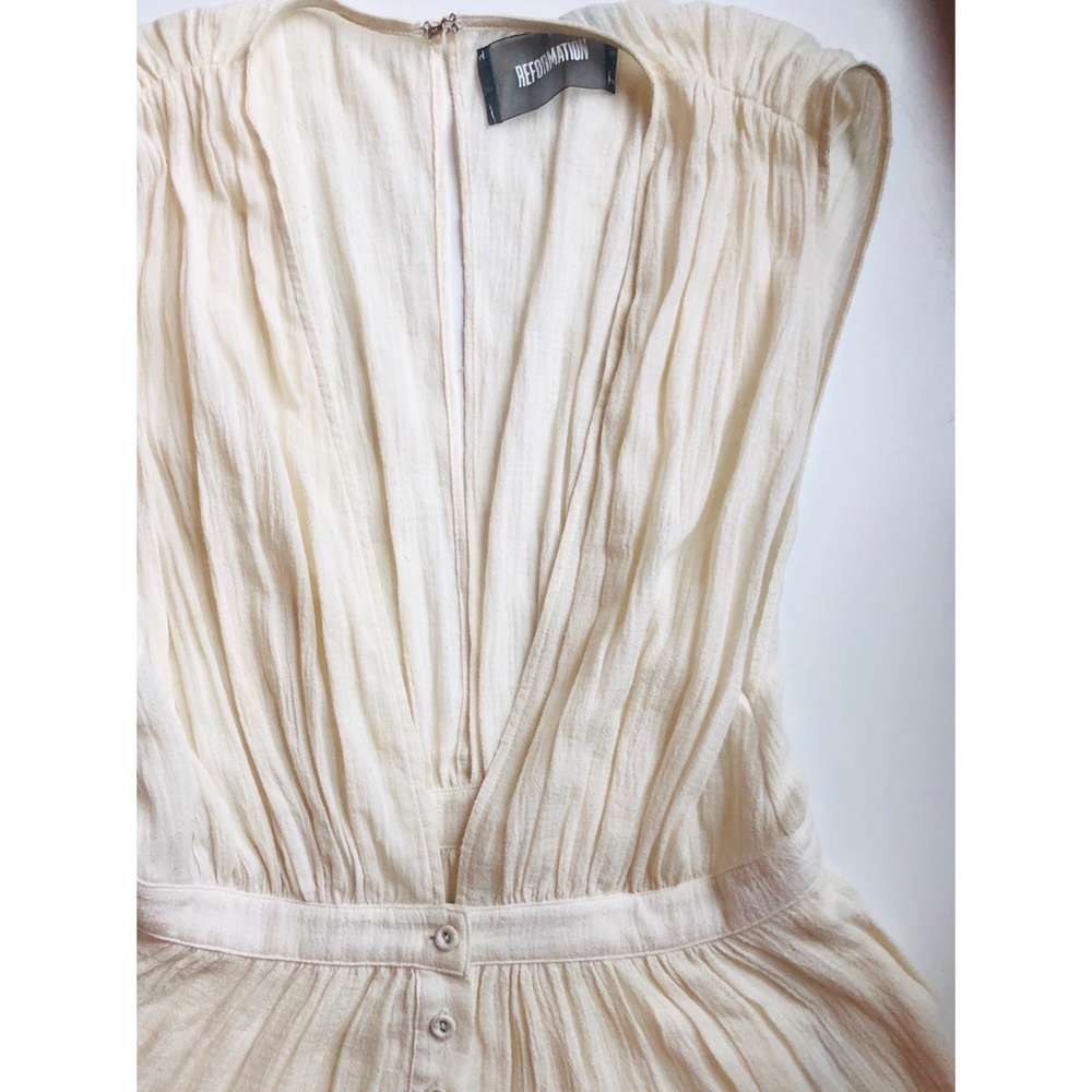 Reformation Sheet Linen/Gauze Dress